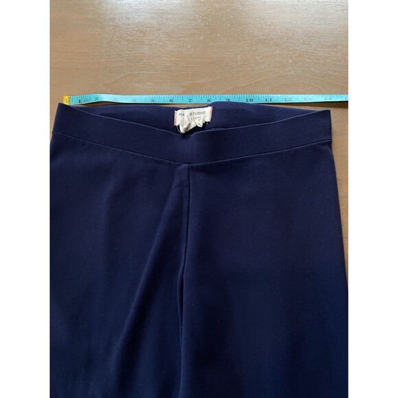 Max Studio Weekend Medium Blue Pants Leggings Pull On Ponte Knit Women's - Picture 6 of 9